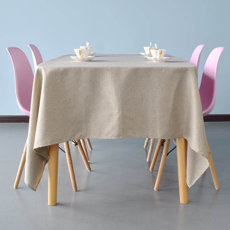 Decorative Table Cloth, 260GSM Rectangle Water Resistant Dustproof Washable Table Cover for Home Kitchen Dinning Party Thanksgiving Christmas