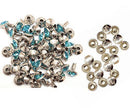 Diamante Rivets - 8mm - Turquoise - A10
