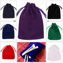 Velvet Bags with Drawstring - Small Velvet Gift Bags Wedding Party Favor Bags Well-stitched Jewelry Pouches Candy Bag for Birthday, Anniversary Party Supplies, DIY Craft, 7x9cm