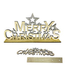 Christmas Hanging Display Signs Xmas Party Decor Plaque Wooden Bauble Gift for Homes, Shops, Offices, Restaurant, Trees, Windows, Walls, Entrances