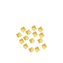 Pyramid Studs - 9mm - Gold - (Pack of 50)