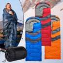 4 Season Envelope Shape Sleeping Bag for Single Adult with Double Sided Zip Waterproof Sleeping Bag for Camping, Hiking, Outdoor, Travel