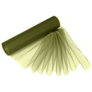 Organza Roll Snow Sheer Glitter Fabric for Wedding, Chair Sash, Party Decor - 29cm x 25m