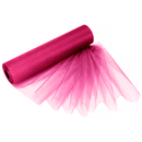 Organza Roll Snow Sheer Glitter Fabric for Wedding, Chair Sash, Party Decor - 29cm x 25m