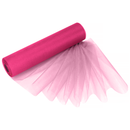 Organza Roll Snow Sheer Glitter Fabric for Wedding, Chair Sash, Party Decor - 29cm x 25m