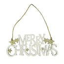 Christmas Hanging Display Signs Xmas Party Decor Plaque Wooden Bauble Gift for Homes, Shops, Offices, Restaurant, Trees, Windows, Walls, Entrances
