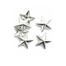 Star Studs - 28mm - Silver - (Pack of 25)