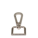 25mm Silver Swivel Clasps Lobster Hook with D Ring - Pack of 2