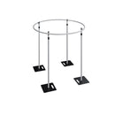 Pipe and Drapes, Base Plates, Spigot, Crossbar, Upright, Clamp and Hanger, Photo Studio Background System Support Plates for Pipe & Drape Photography Backdrop Stand