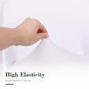 Premium Polyester Spandex Chair Covers - White