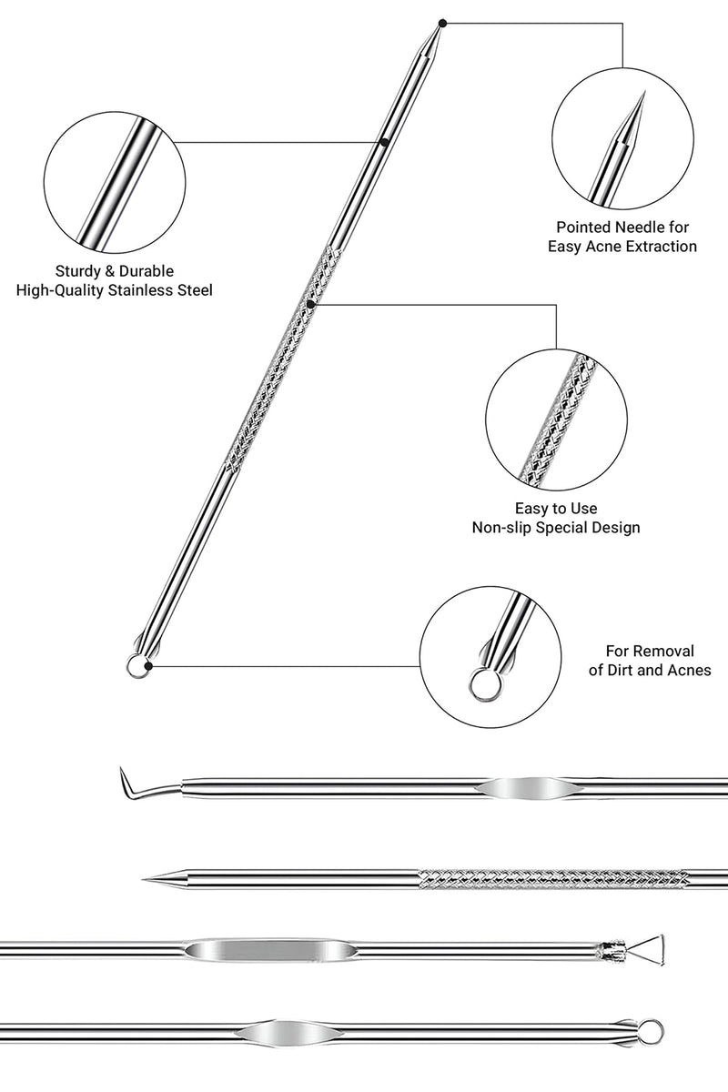 9Pcs Blackhead Remover Tool Set