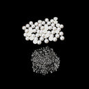 100 x 12mm Half Pearl Pin Studs (6017