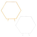 Hexagon Arch Stand Metal Backdrop Stand Garden Arbors