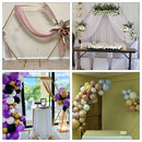 Pentagon Arch Stand Metal Backdrop Stand Garden Arbors