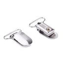 1cm Silver Dummy Clips Suspender Buckle - Pack of 1