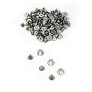 Mushroom Studs - 10mm - Silver - (Pack of 50)