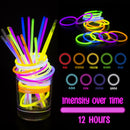 Premium 8 Inch Glow Sticks with Connectors