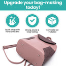 12mm Hexagonal Bag Feet Bundle Pack with Die & Storage Box - 100pcs