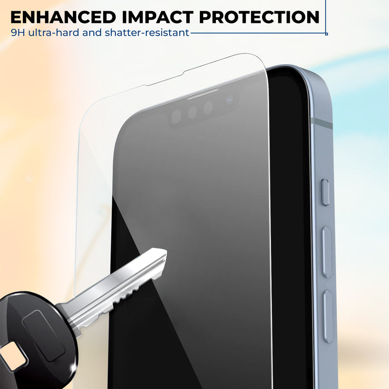 2pcs Tempered Glass Mobile Screen Protector for iPhone