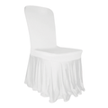 Skirt Style Chair Cover for Wedding Decoration