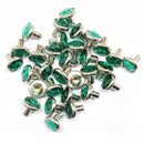 Diamante Rivets - 8mm - Jade Green - A6