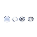 Snap Poppers -9.5mm - Pearl - (Pack of 50)
