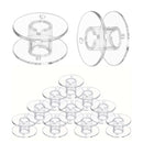 Plastic Clear Sewing Machine Bobbins- 10pcs