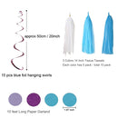 Happy Birthday Decorations Set - Blue