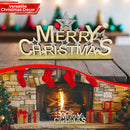 Christmas Hanging Display Signs Xmas Party Decor Plaque Wooden Bauble Gift for Homes, Shops, Offices, Restaurant, Trees, Windows, Walls, Entrances