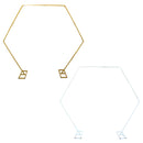 Pentagon Arch Stand Metal Backdrop Stand Garden Arbors