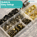 14mm Mashroom Bag Feet Bundle Pack with Die and Storage Box - 100pcs