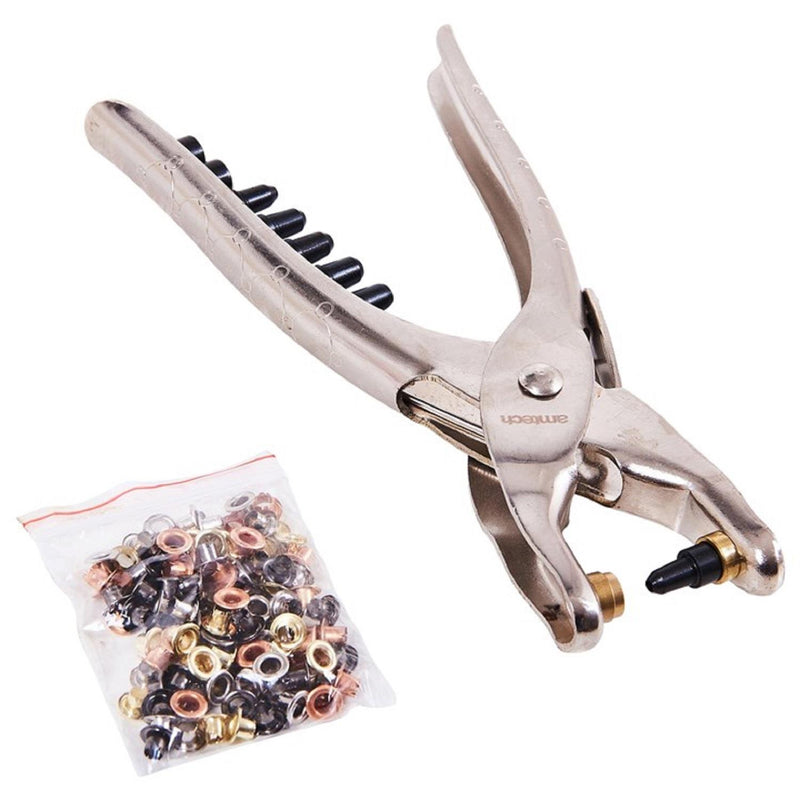 Interchangeable Hole Punch & Eyelet Plier -B1450