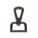 25mm Gunmetal Swivel Clasps Lobster Hook with D Ring - Pack of 2
