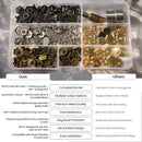 12mm Hexagonal Bag Feet Bundle Pack with Die & Storage Box - 100pcs