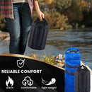 4 Season Envelope Shape Sleeping Bag for Single Adult with Double Sided Zip Waterproof Sleeping Bag for Camping, Hiking, Outdoor, Travel