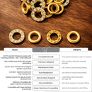 6mm Diamante Eyelet Bundle with Washers and Setting Die - 50pcs