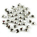 Pyramid Studs - 8mm - Silver - (Pack of 50)