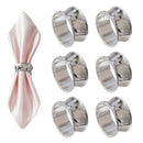 Napkin Holder Ring Serviettes Buckle -  Hammered Design