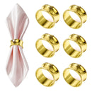 Napkin Holder Ring Serviettes Buckle -  Hammered Design