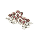 Diamante Rivets - 10mm - PLum - A26