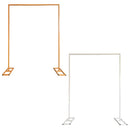 Square Arch Stand with Base Metal Backdrop Stand Garden Arbors -  2m x 2m
