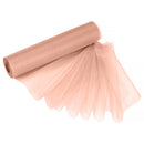 Organza Roll Snow Sheer Glitter Fabric for Wedding, Chair Sash, Party Decor - 29cm x 25m