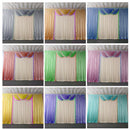 10m x 1.5m Ice Silk Smooth Fabric Roll for Overlay Backdrop Event Christmas Decor