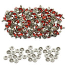 Diamante Rivets - 8mm - Red - A1