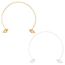 Round Arch Stand Metal Backdrop Stand Garden Arbors