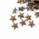 20mm Star Studs - Bronze - (Pack of 50)
