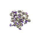 Diamante Rivets - 10mm - Purple - (Pack of 10) - A20