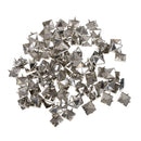 Pyramid Studs - 6mm - Silver - (Pack of 50)