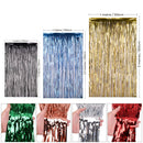 Foil Fringe Tinsel Curtain Backdrop Steamers