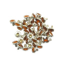 Diamante Rivets - 10mm - Mustard Orange - A9
